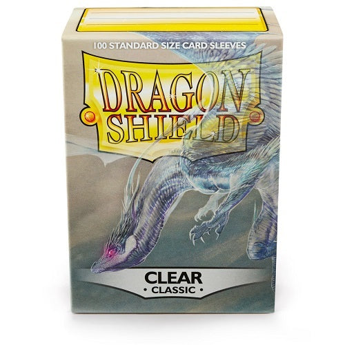 Dragon Shield 100 - Standard Deck Protector Sleeves - Clear - AT-10001