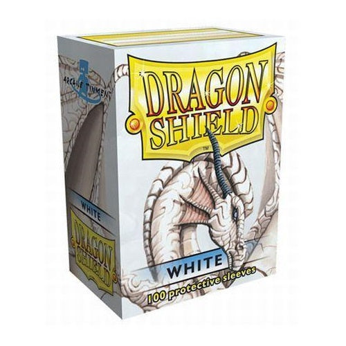 Dragon Shield 100 - Standard Deck Protector Sleeves - White - AT-10005