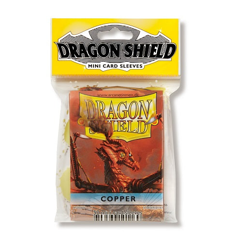 Dragon Shield 50 - Mini Size Deck Protector Sleeves - Copper