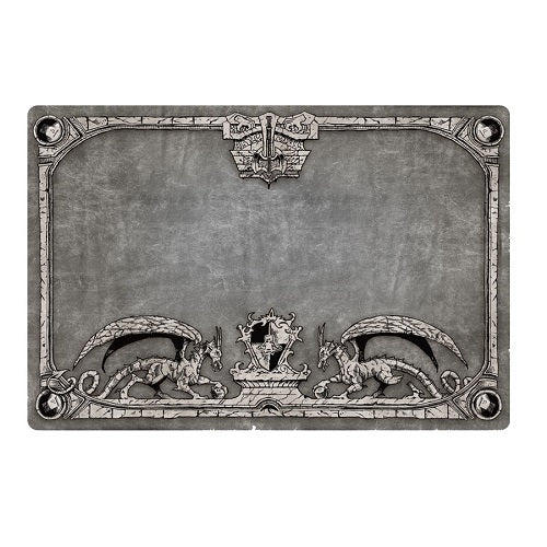 Dragon Shield Playmat - Grey Arcane Dragons - AT-20108