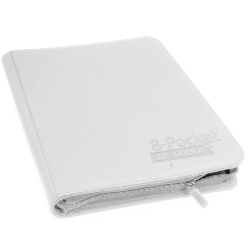 Ultimate Guard Binder 8-Pocket QuadRow Zipfolio XenoSkin - White - UGD010433