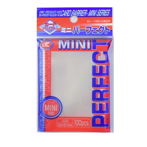 KMC 100 Mini Sized card sleeves deck protectors - Mini Perfect Size (New Design) - 001478