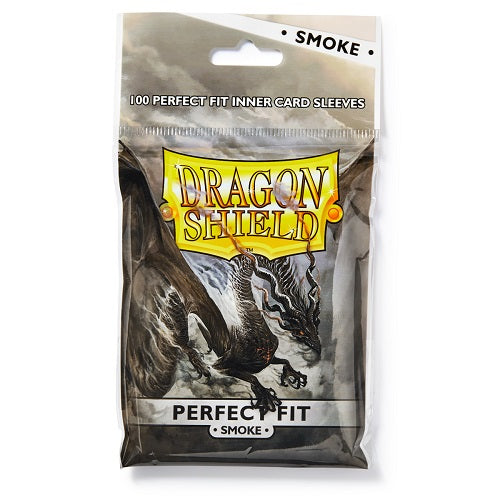 Dragon Shield 100 - Perfect Fit Deck Protector Sleeves - Smoke - AT-13023