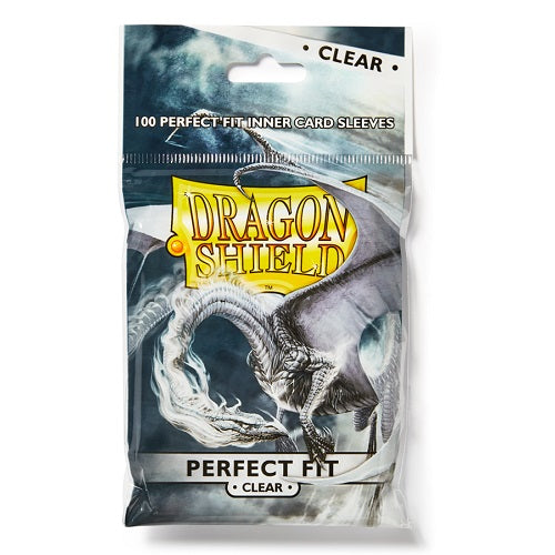 Dragon Shield 100 - Perfect Fit Deck Protector Sleeves - Clear - AT-13001