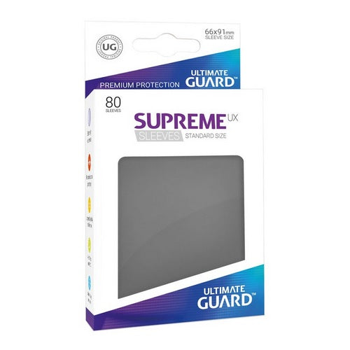 Ultimate Guard 80 - Supreme UX Sleeves Standard Size - Dark Grey - UGD010531