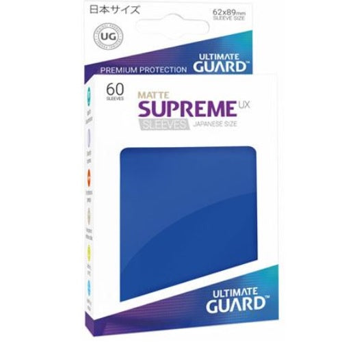Ultimate Guard 60 - Supreme UX Sleeves Japanese Size - Matte Blue - UGD010598
