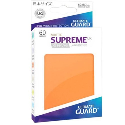 Ultimate Guard 60 - Supreme UX Sleeves Japanese Size - Matte Orange - UGD010602