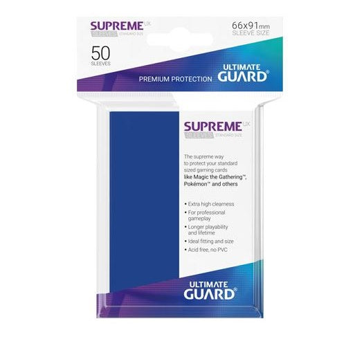 Ultimate Guard 50 - Supreme UX Sleeves Standard Size - Blue - UGD010799