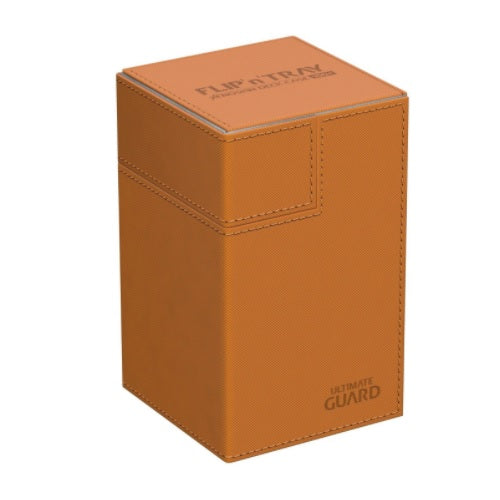 Ultimate Guard 100+ Xenoskin Flip n Tray Deck Case Box - Orange - UGD010781