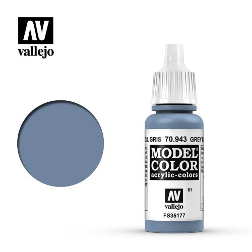 Acrylicos Vallejo -061 - 70943 - Model Color - Grey Blue - 17 ml.