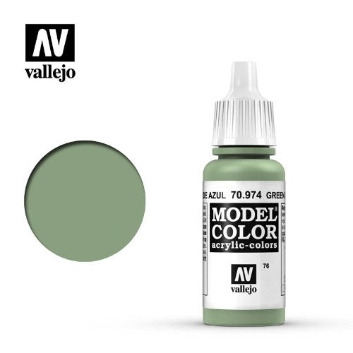 Acrylicos Vallejo -076 - 70974 - Model Color - Green Sky - 17 ml.