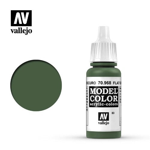Acrylicos Vallejo -083 - 70968 - Model Color - Flat Green - 17 ml.