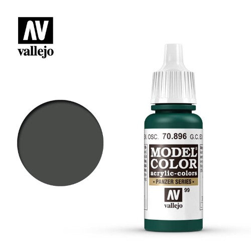Acrylicos Vallejo -099 - 70896 - Model Color - Ger.Cam.Extra Dark Green - 17 ml.