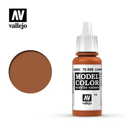 Acrylicos Vallejo -176 - 70999 - Model Color - Copper - 17 ml.