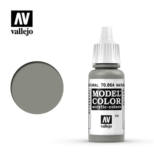 Acrylicos Vallejo -178 - 70864 - Model Color - Natural Steel - 17 ml.