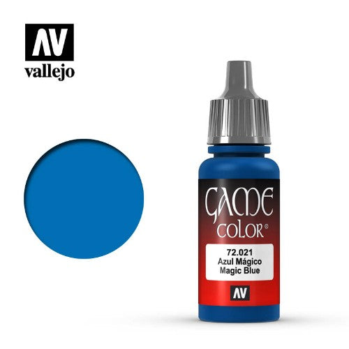 Acrylicos Vallejo -021 - 72021 - Game Color - Magic Blue - 17 ml.