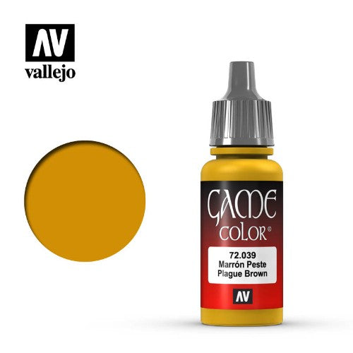 Acrylicos Vallejo -039 - 72039 - Game Color - Plague Brown - 17 ml.