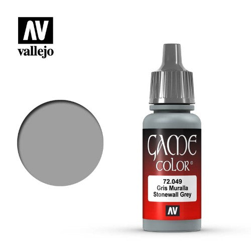 Acrylicos Vallejo -049 - 72049 - Game Color - Stonewall Grey - 17 ml.