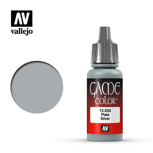 Acrylicos Vallejo -052 - 72052 - Game Color - Silver - 17 ml.
