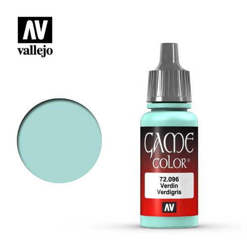 Acrylicos Vallejo -069 - 72096 - Game Color - Verdigris - 17 ml.