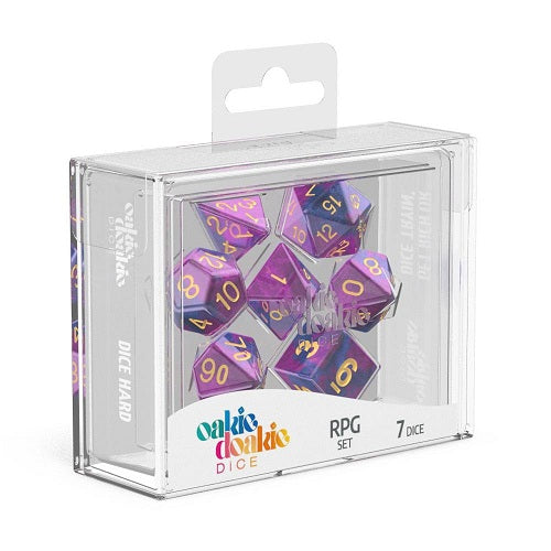 Oakie Doakie Dice - RPG Set Gemidice - Amethyst(7 Dice) - ODD500033