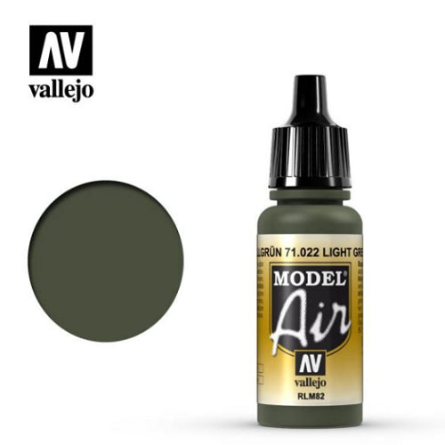 Acrylicos Vallejo - 71022 - Model Air - Light Green RLM82 - 17 ml.