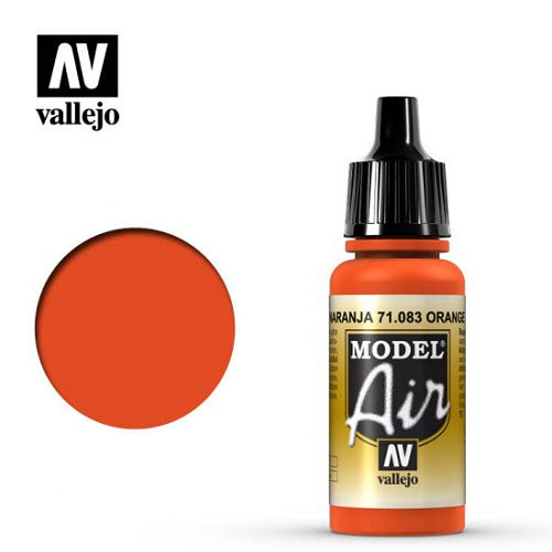 Acrylicos Vallejo - 71083 - Model Air - Orange - 17 ml.