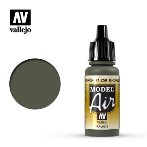 Acrylicos Vallejo - 71250 - Model Air - Bronzegreen - 17 ml.
