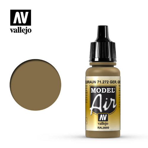 Acrylicos Vallejo - 71272 - Model Air - Ger. Green Brown - 17 ml.