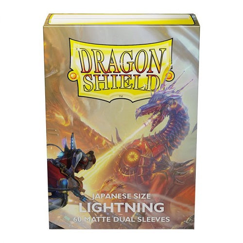 Dragon Shield 60 - Deck Protector Sleeves - Japanese Size Dual Matte - Lightning (Ailia) - AT-15147