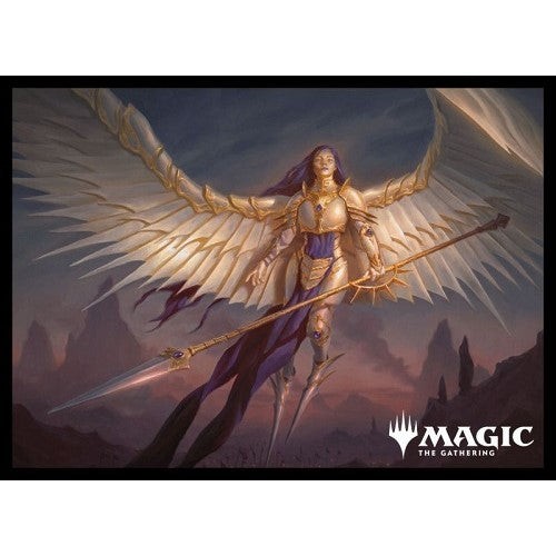 Ensky 80 - Magic MTG Players Card Sleeves - Commander Legends - Akroma, Vision of Ixidor - MTGS-201