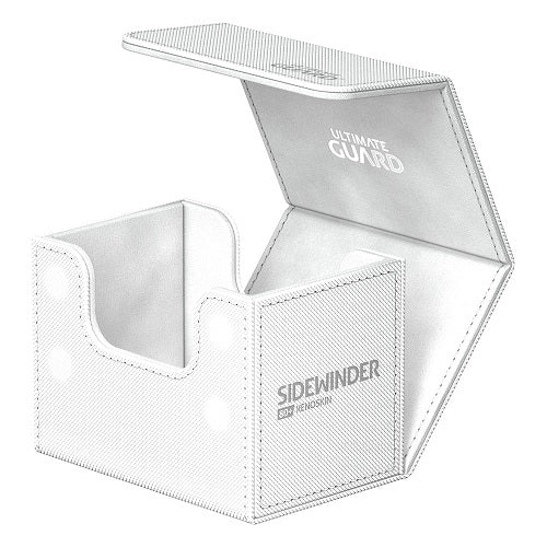 Ultimate Guard 80+ SideWinder Standard Size XenoSkin Deck Case - Monocolor - White - UGD011203