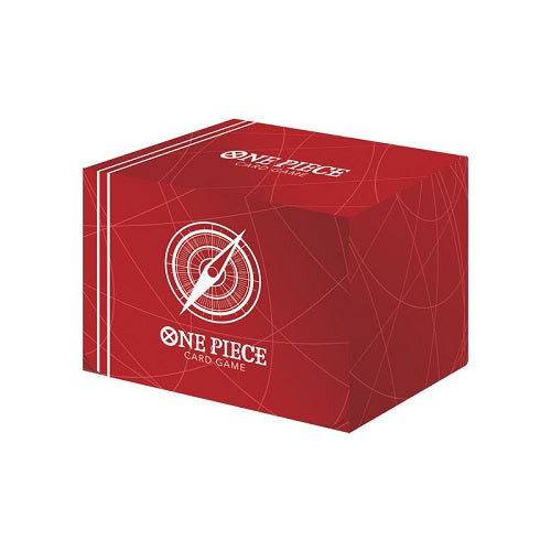 Bandai - ONE PIECE Card Game Clear Card Case Box 2022 - Standard Red - 929178 Deck Box